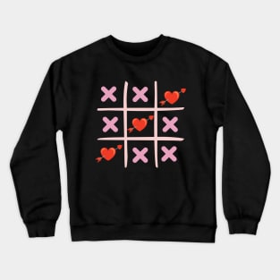 Arrow Through Heart Valentines Day Crewneck Sweatshirt